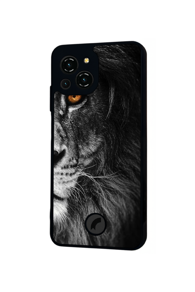 Reeder S23 Pro Max Uyumlu Aslan Tasarımlı Glossy Premium Kılıf