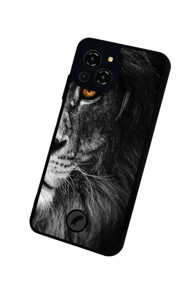 Reeder S23 Pro Max Uyumlu Aslan Tasarımlı Glossy Premium Kılıf