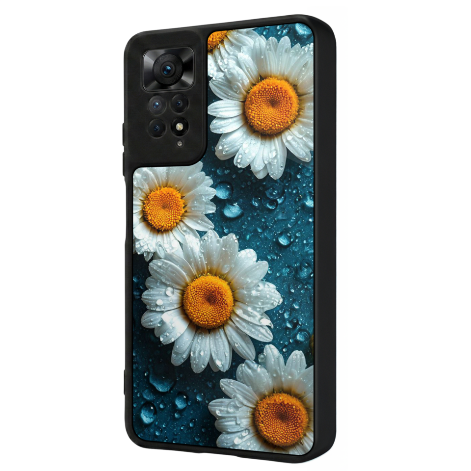Xiaomi Redmi Note 12 Pro Uyumlu Cicek Tasarımlı Glossy Premium Kılıf