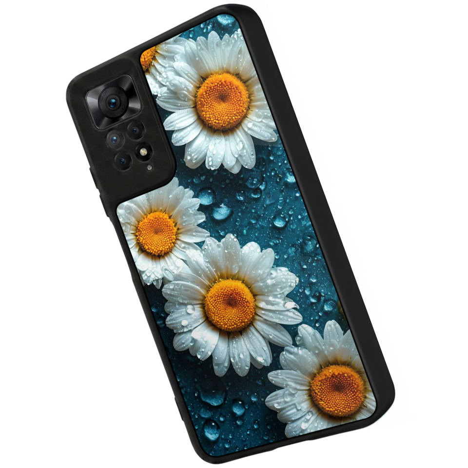 Xiaomi Redmi Note 12 Pro Uyumlu Cicek Tasarımlı Glossy Premium Kılıf