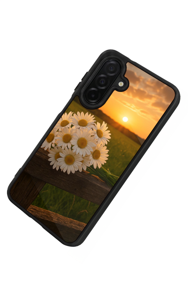 Samsung Galaxy A26 Uyumlu Cicek Tasarımlı Glossy Premium Kılıf