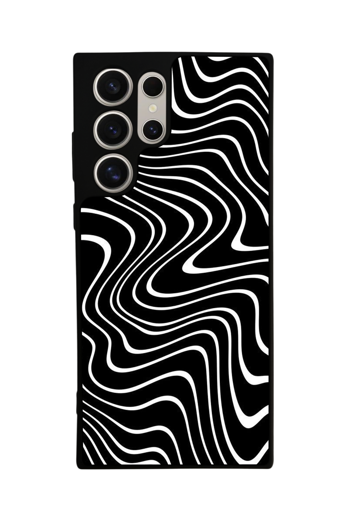 Samsung Galaxy S24 Ultra Uyumlu Çizgi Sanatı Tasarımlı Glossy Premium Kılıf
