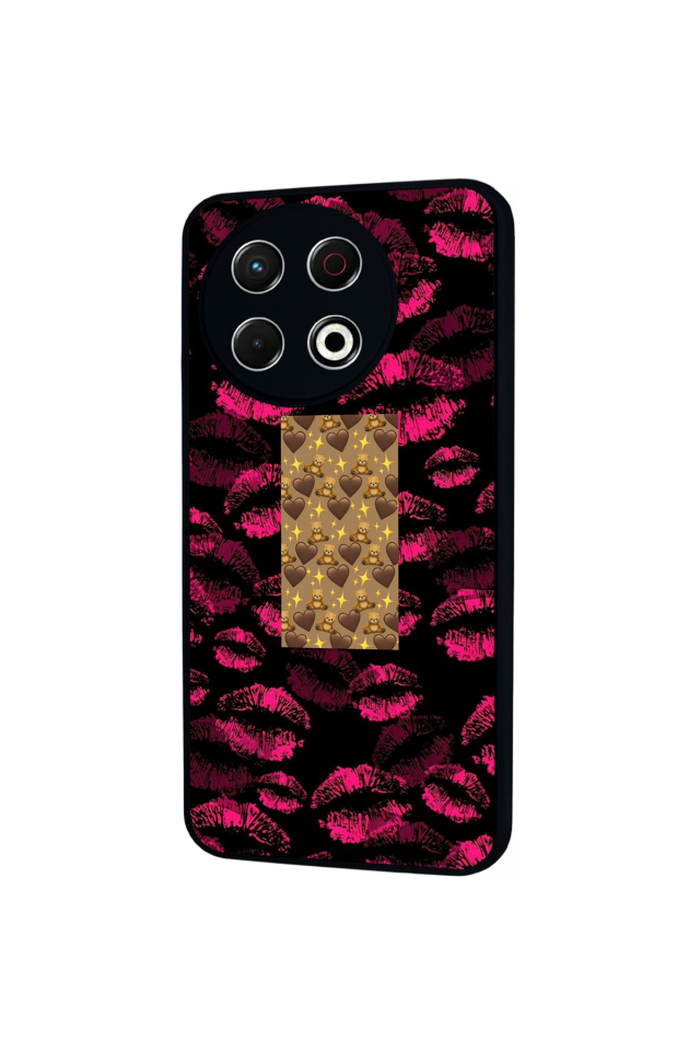 Tecno Spark 30 Pro Uyumlu Dudak Tasarımlı Glossy Premium Kılıf