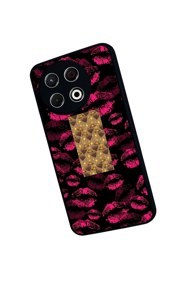 Tecno Spark 30 Pro Uyumlu Dudak Tasarımlı Glossy Premium Kılıf