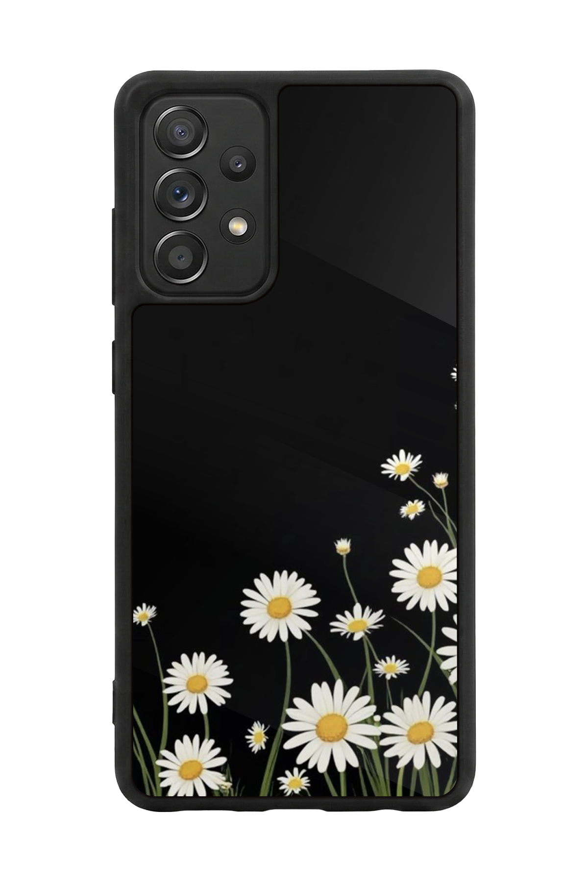 Samsung Galaxy A72 Uyumlu Floral Tasarımlı Glossy Premium Kılıf