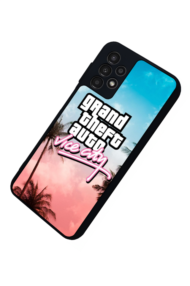 Samsung Galaxy A23 Uyumlu GTA Tasarımlı Glossy Premium Kılıf