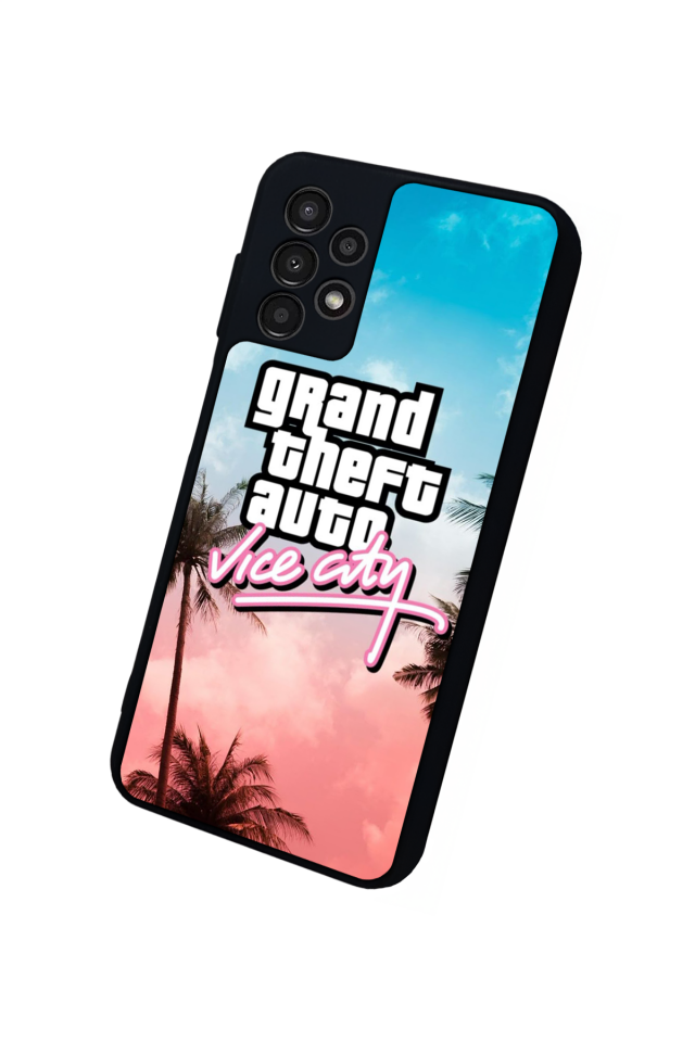 Samsung Galaxy A23 Uyumlu GTA Tasarımlı Glossy Premium Kılıf