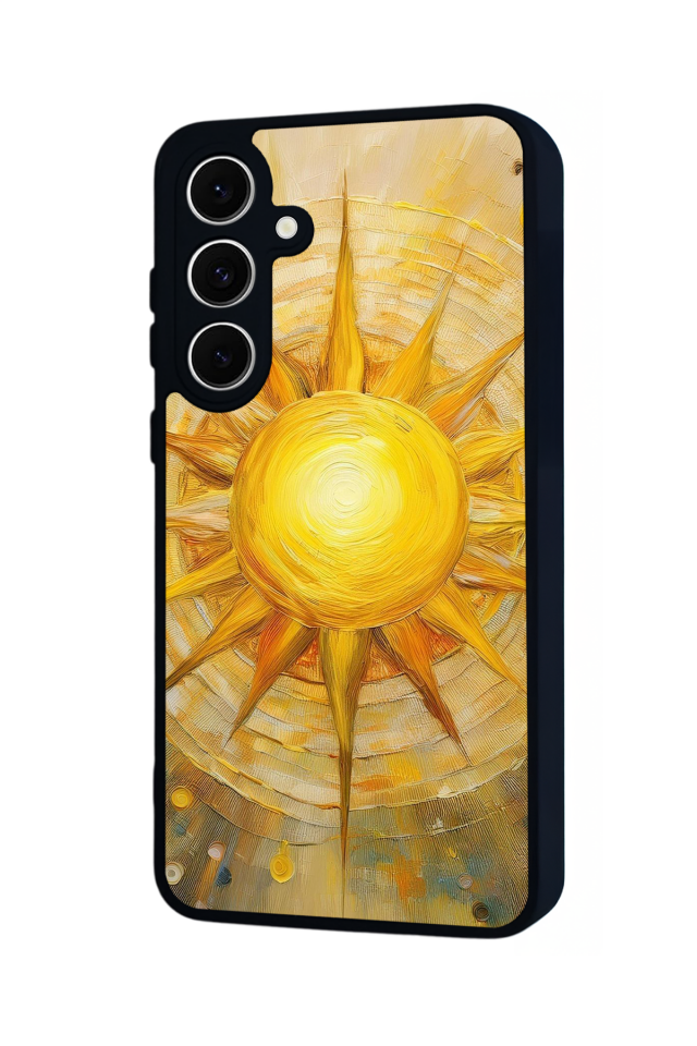 Samsung Galaxy A16 Uyumlu Güneş Tasarımlı Glossy Premium Kılıf