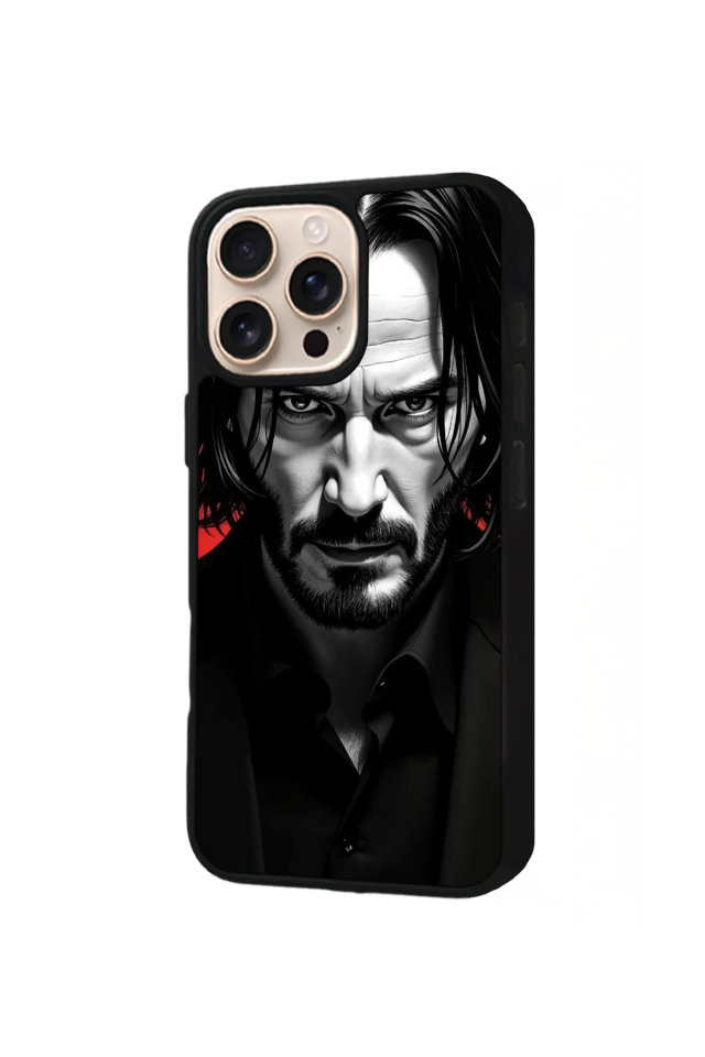 iPhone 16 Pro Max Uyumlu JohnWick Tasarımlı Glossy Premium Kılıf