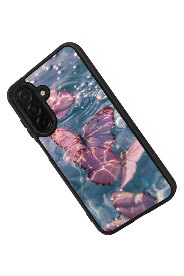 Samsung Galaxy A36 Uyumlu Kelebek Tasarımlı Glossy Premium Kılıf