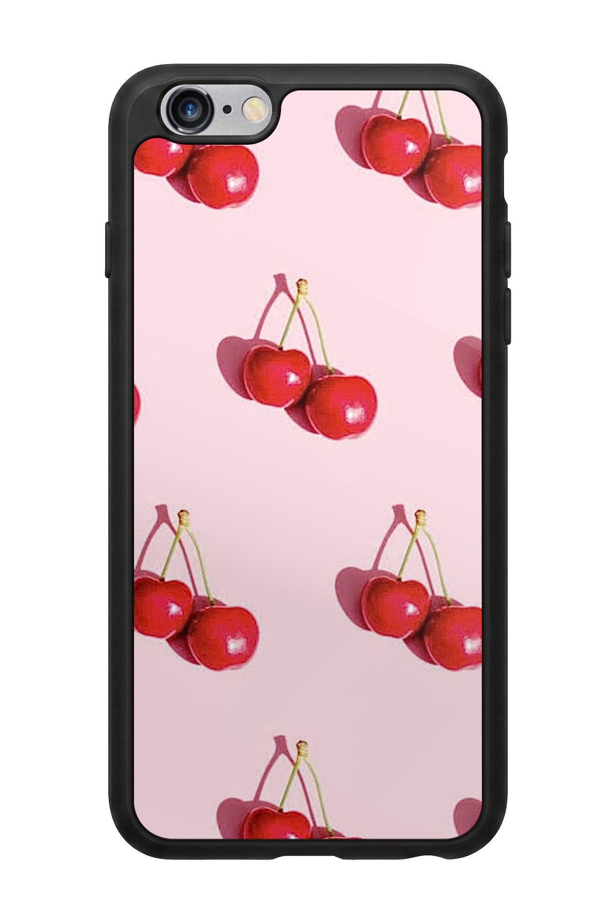 iPhone 6 Plus Uyumlu Kiraz Tasarımlı Glossy Premium Kılıf