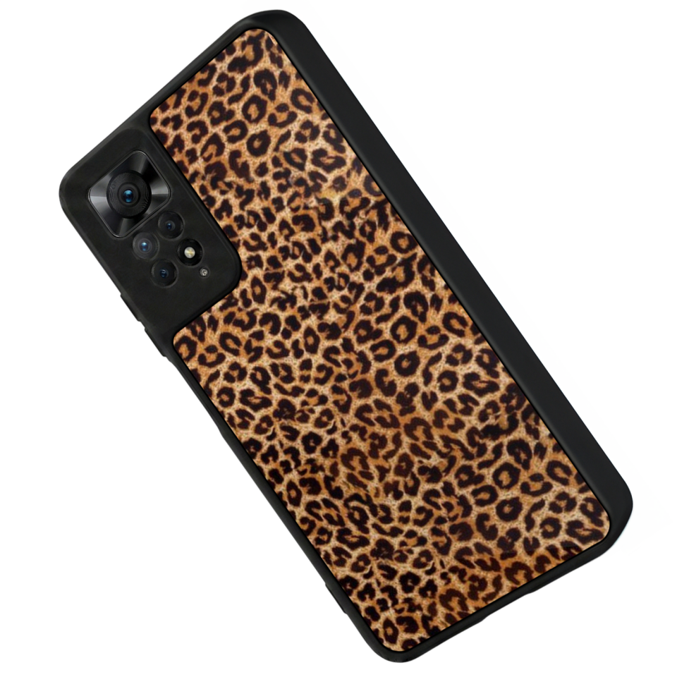 Xiaomi Redmi Note 11 Pro Uyumlu Leopar Tasarımlı Glossy Premium Kılıf