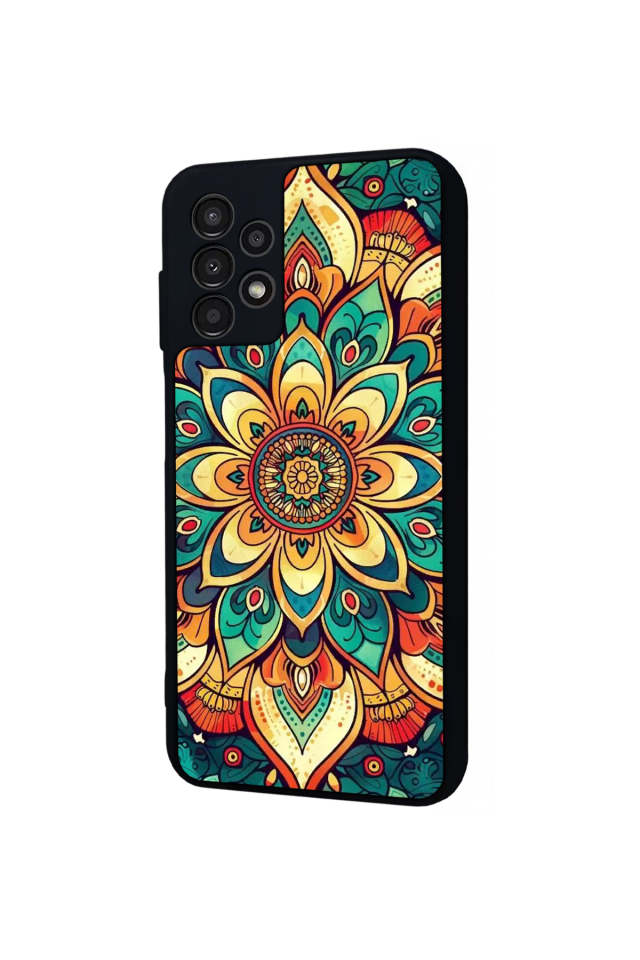 Samsung Galaxy A23 Uyumlu Mandala Tasarımlı Glossy Premium Kılıf