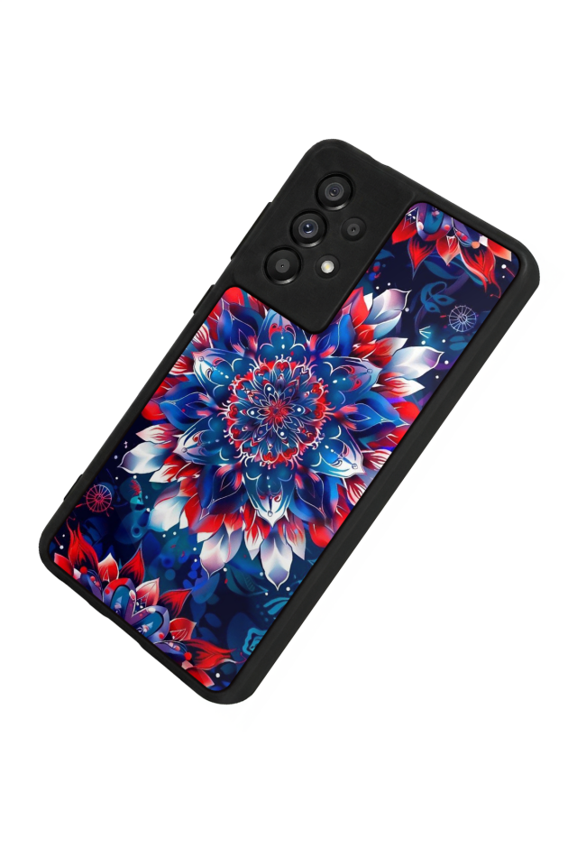 Samsung Galaxy A73 Uyumlu Mandala Tasarımlı Glossy Premium Kılıf