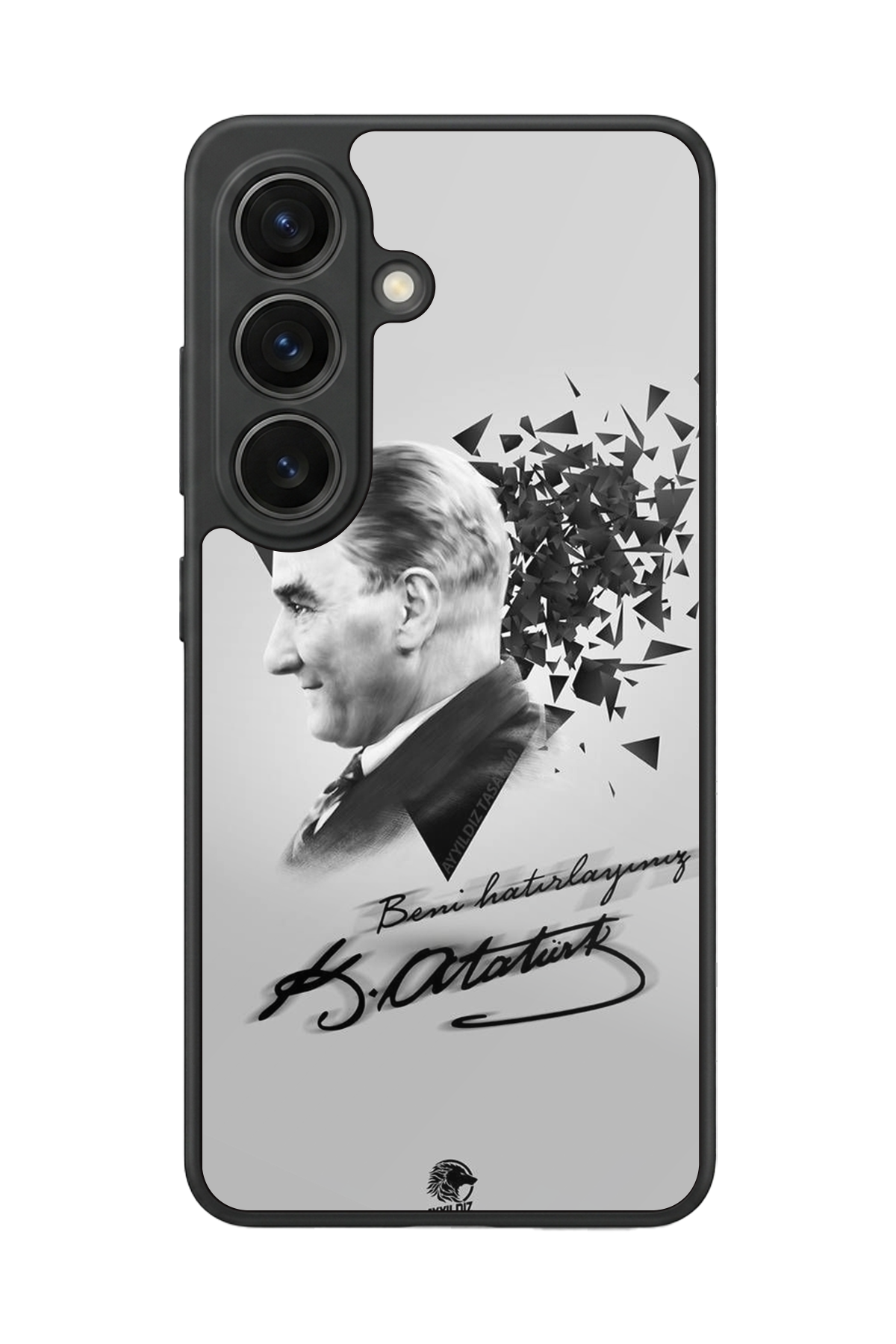 Samsung Galaxy S26 Uyumlu Mustafa Kemal Ataturk Tasarımlı Glossy Premium Kılıf