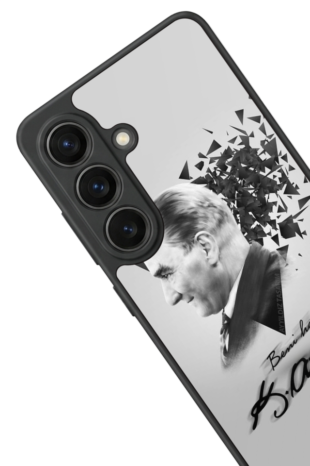 Samsung Galaxy S26 Uyumlu Mustafa Kemal Ataturk Tasarımlı Glossy Premium Kılıf