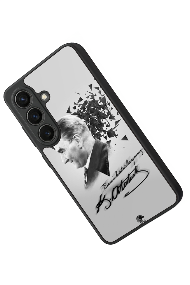 Samsung Galaxy S26 Uyumlu Mustafa Kemal Ataturk Tasarımlı Glossy Premium Kılıf