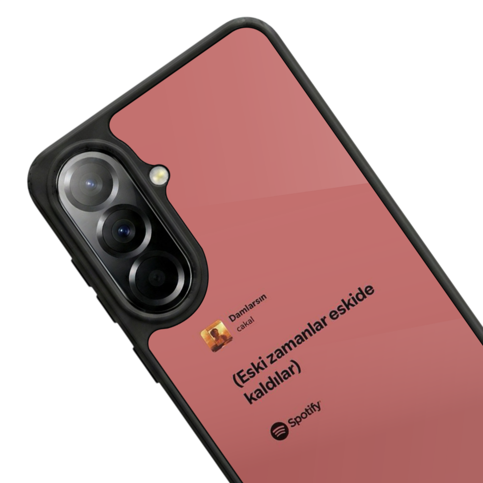 Samsung Galaxy A37 Uyumlu Sarki Sozleri Tasarımlı Glossy Premium Kılıf