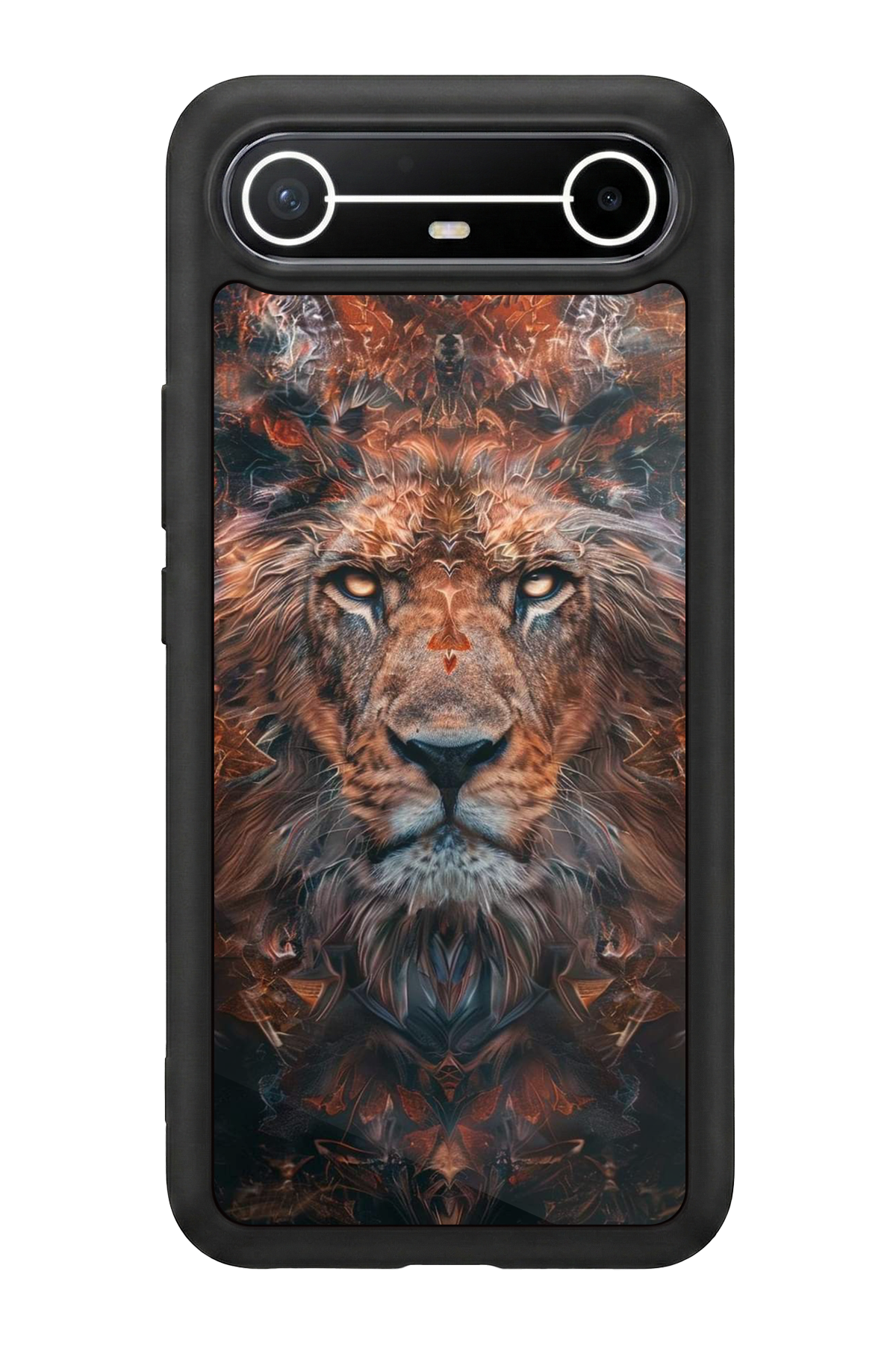 Tecno Spark Slim 5G Uyumlu Aslan Tasarımlı Glossy Premium Kılıf