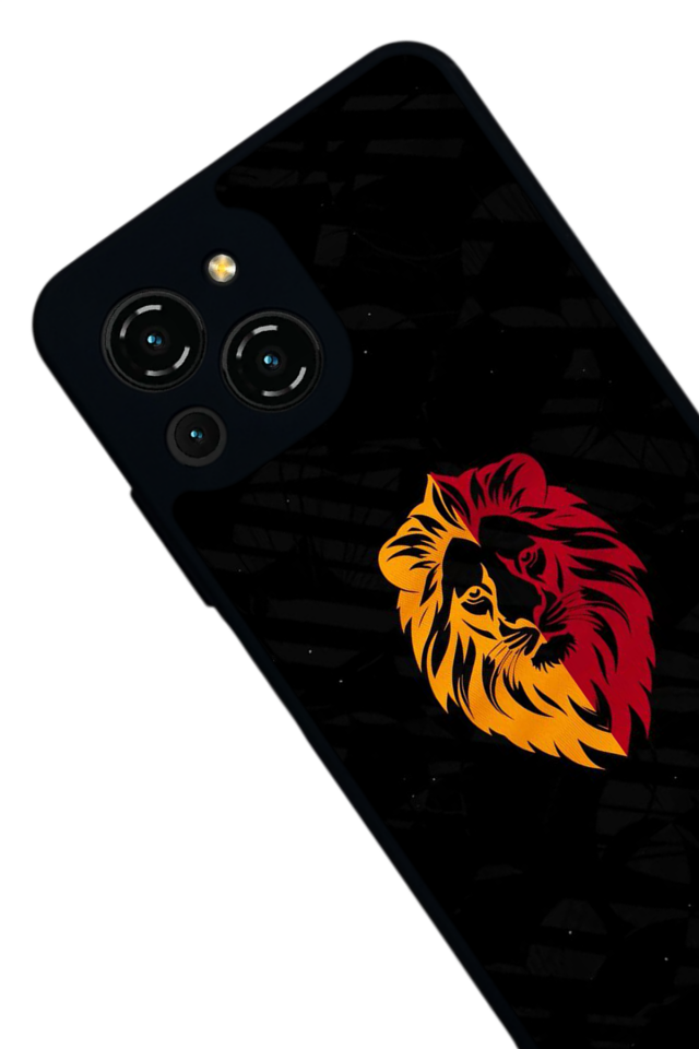 Reeder S23 Pro Max Uyumlu Aslan Tasarımlı Glossy Premium Kılıf