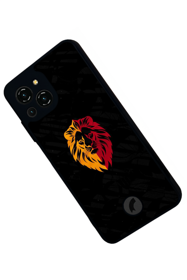 Reeder S23 Pro Max Uyumlu Aslan Tasarımlı Glossy Premium Kılıf