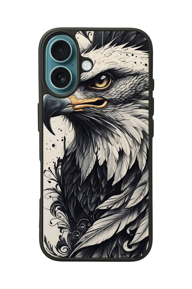 iPhone 16 Uyumlu Besiktas Tasarımlı Glossy Premium Kılıf