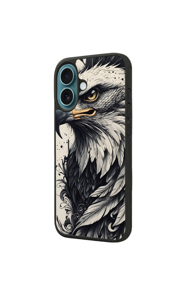 iPhone 16 Uyumlu Besiktas Tasarımlı Glossy Premium Kılıf