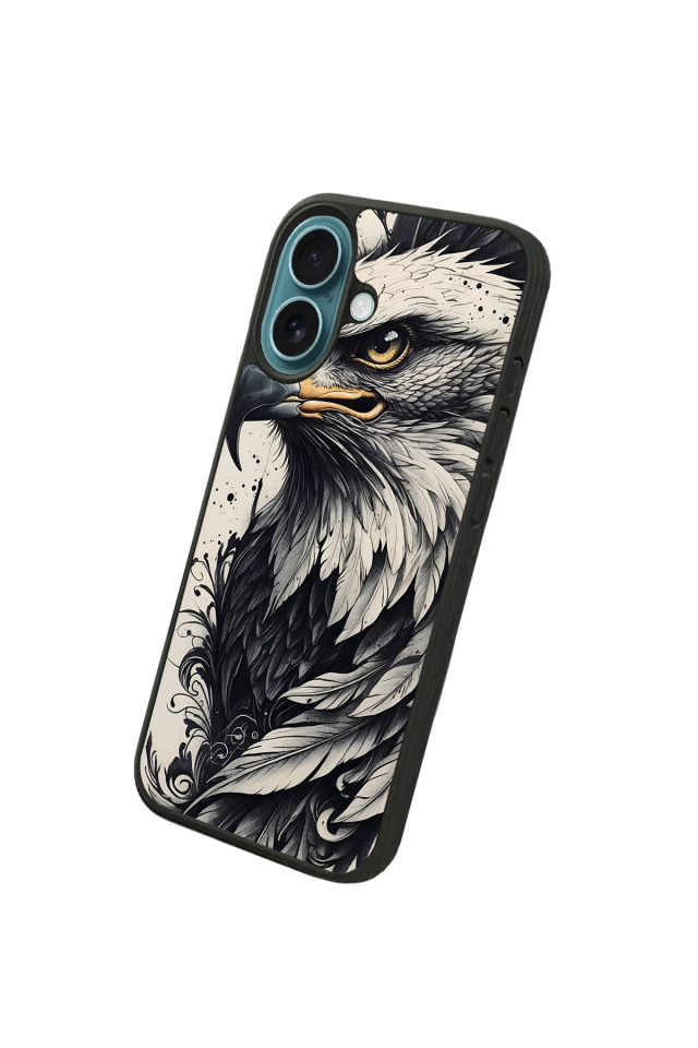 iPhone 16 Uyumlu Besiktas Tasarımlı Glossy Premium Kılıf