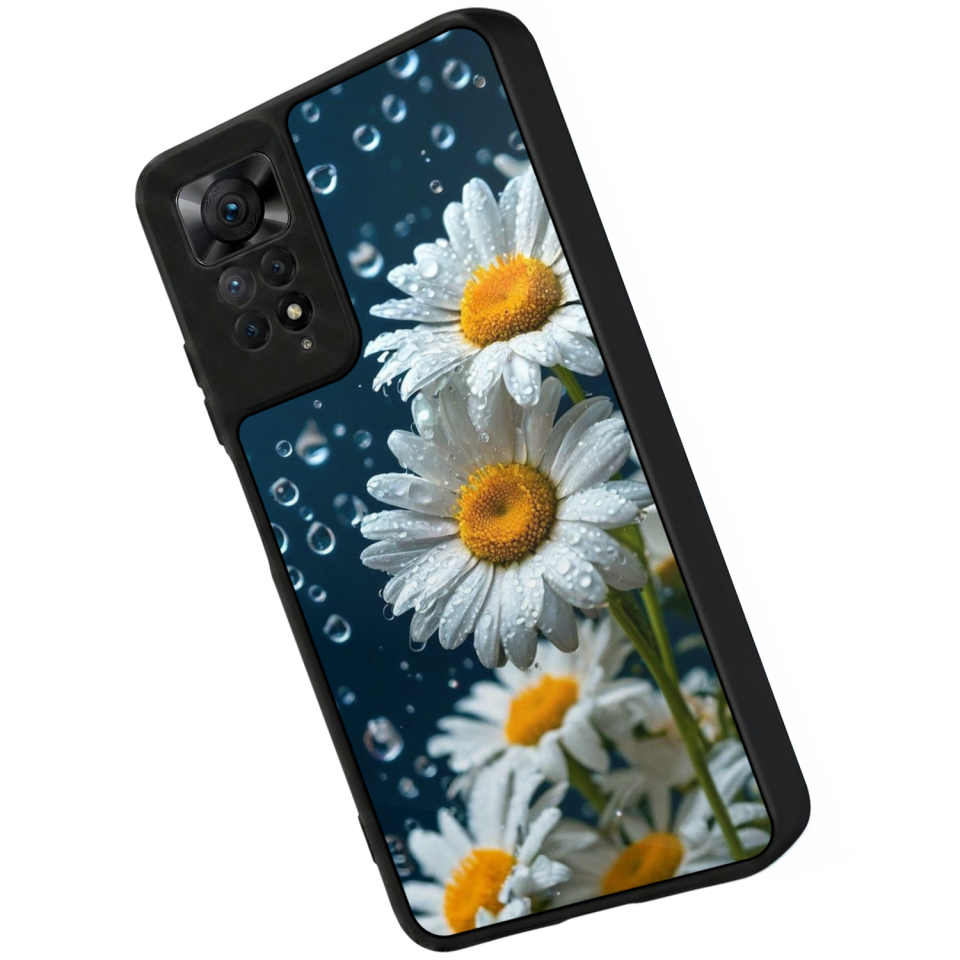 Xiaomi Redmi Note 12 Pro Uyumlu Cicek Tasarımlı Glossy Premium Kılıf