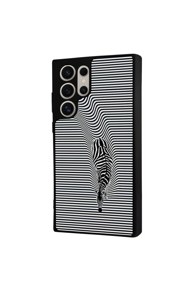 Samsung Galaxy S24 Ultra Uyumlu Çizgi Sanatı Tasarımlı Glossy Premium Kılıf