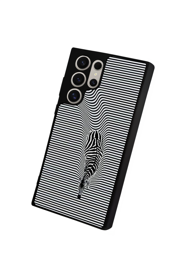 Samsung Galaxy S24 Ultra Uyumlu Çizgi Sanatı Tasarımlı Glossy Premium Kılıf