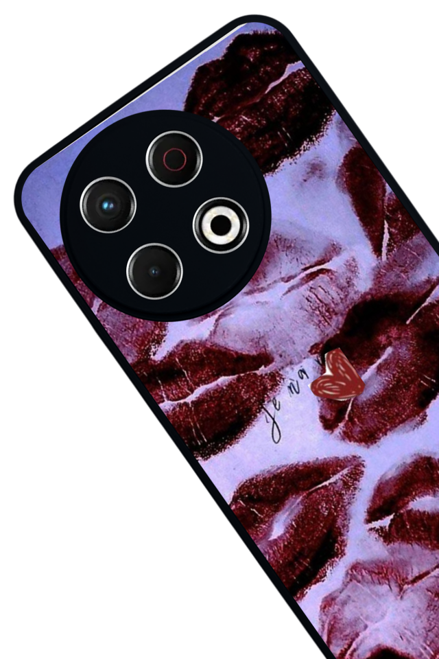 Tecno Spark 30 Pro Uyumlu Dudak Tasarımlı Glossy Premium Kılıf