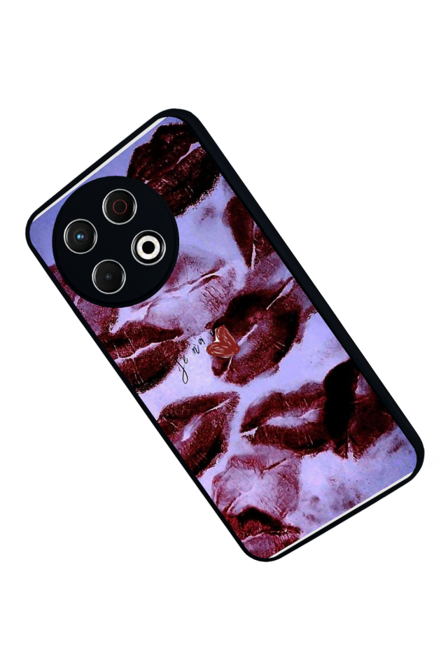 Tecno Spark 30 Pro Uyumlu Dudak Tasarımlı Glossy Premium Kılıf