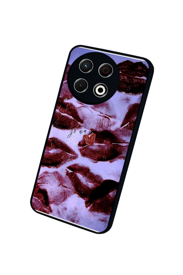 Tecno Spark 30 Pro Uyumlu Dudak Tasarımlı Glossy Premium Kılıf