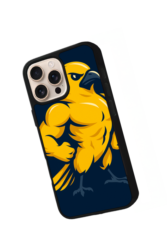 iPhone 16 Pro Uyumlu Fenerbahce Tasarımlı Glossy Premium Kılıf