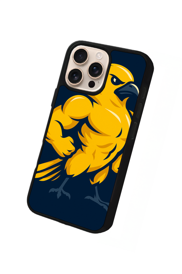 iPhone 16 Pro Uyumlu Fenerbahce Tasarımlı Glossy Premium Kılıf