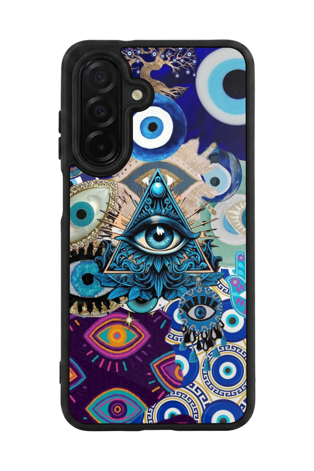 Samsung Galaxy A56 Uyumlu Göz Tasarımlı Glossy Premium Kılıf