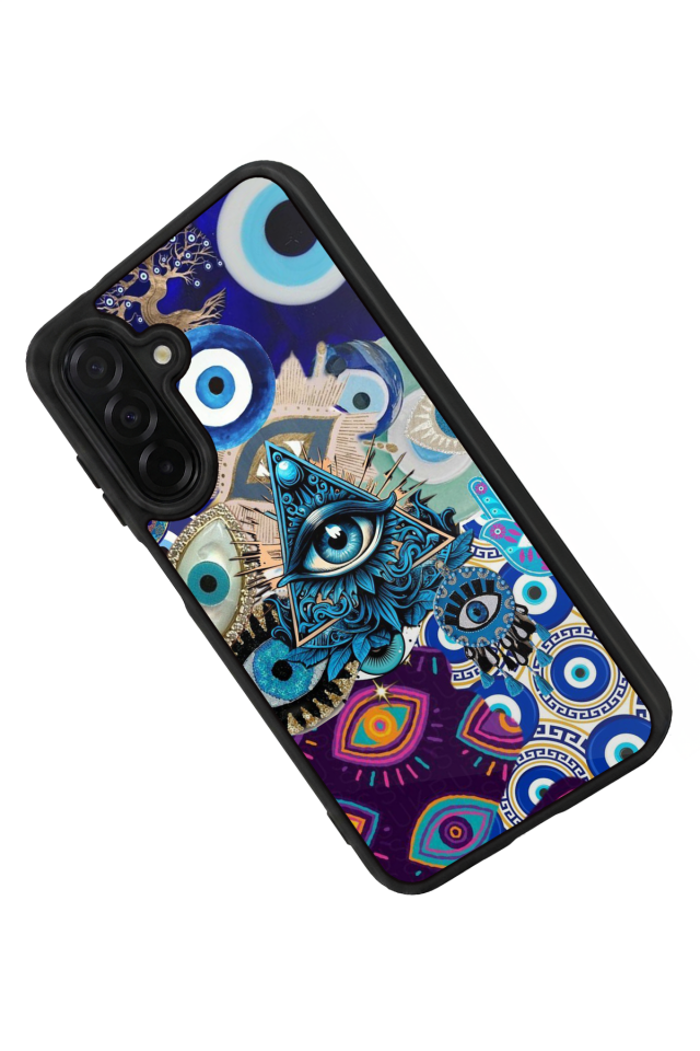 Samsung Galaxy A56 Uyumlu Göz Tasarımlı Glossy Premium Kılıf