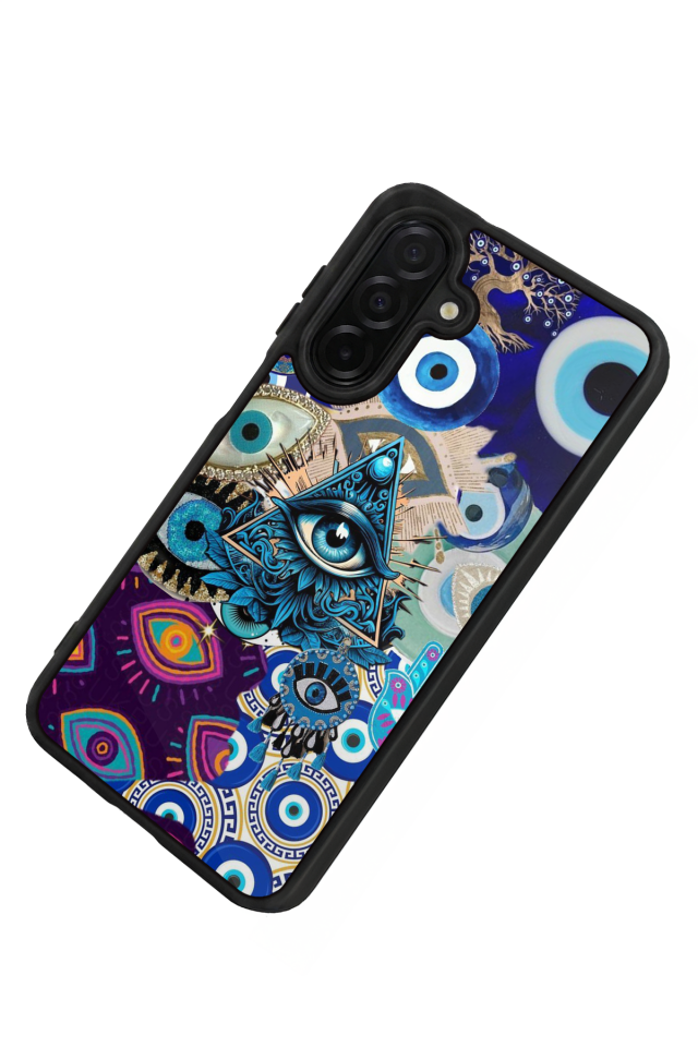 Samsung Galaxy A56 Uyumlu Göz Tasarımlı Glossy Premium Kılıf
