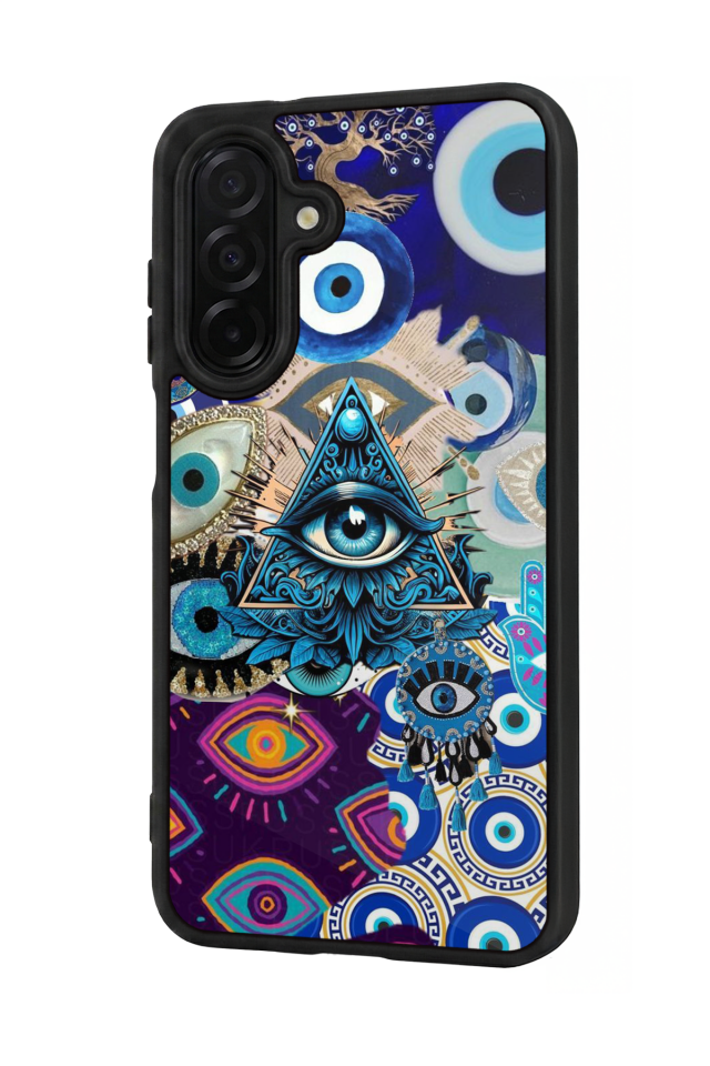 Samsung Galaxy A56 Uyumlu Göz Tasarımlı Glossy Premium Kılıf