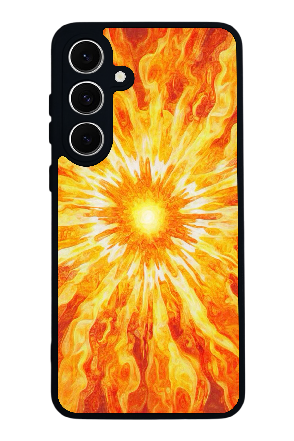 Samsung Galaxy A16 Uyumlu Güneş Tasarımlı Glossy Premium Kılıf