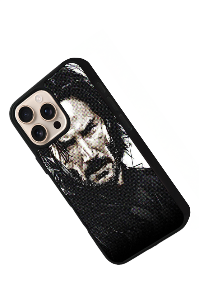iPhone 16 Pro Max Uyumlu JohnWick Tasarımlı Glossy Premium Kılıf
