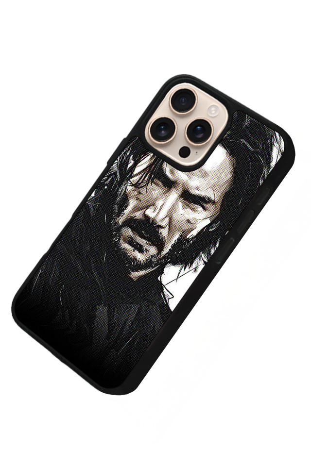 iPhone 16 Pro Max Uyumlu JohnWick Tasarımlı Glossy Premium Kılıf