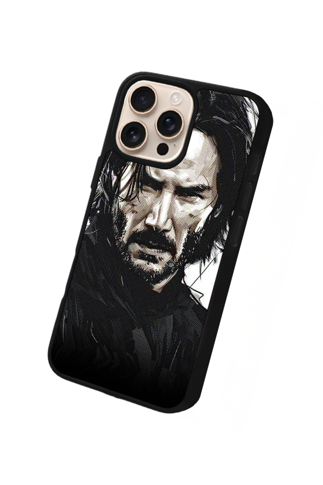 iPhone 16 Pro Max Uyumlu JohnWick Tasarımlı Glossy Premium Kılıf