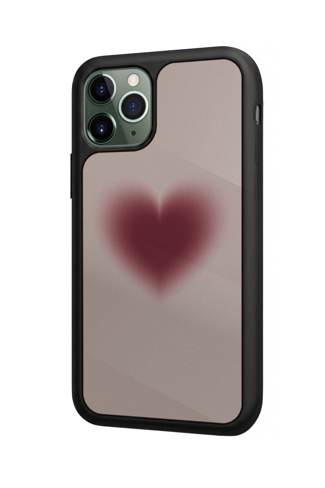 iPhone 11 Pro Max Uyumlu Kalp Love Tasarımlı Glossy Premium Kılıf