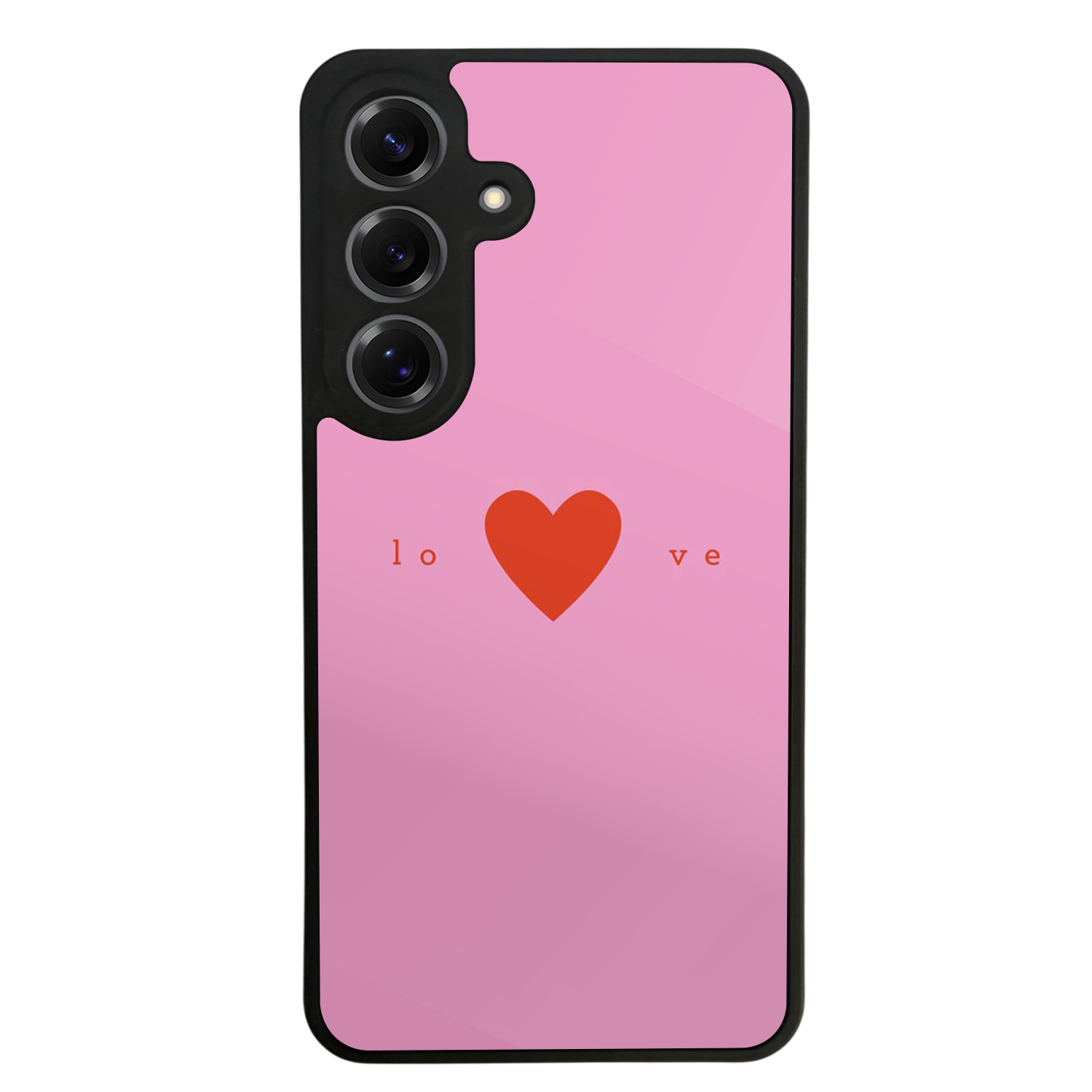Samsung Galaxy S25 Uyumlu Kalp Love Tasarımlı Glossy Premium Kılıf