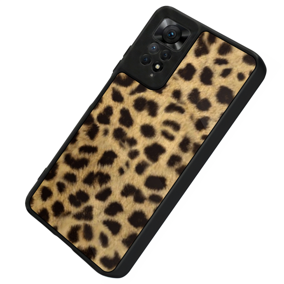 Xiaomi Redmi Note 11 Pro Uyumlu Leopar Tasarımlı Glossy Premium Kılıf