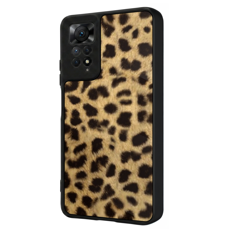 Xiaomi Redmi Note 11 Pro Uyumlu Leopar Tasarımlı Glossy Premium Kılıf