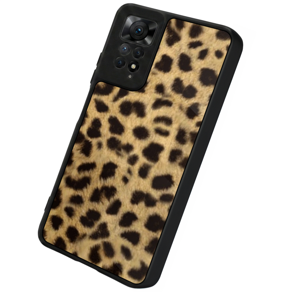 Xiaomi Redmi Note 11 Pro Uyumlu Leopar Tasarımlı Glossy Premium Kılıf