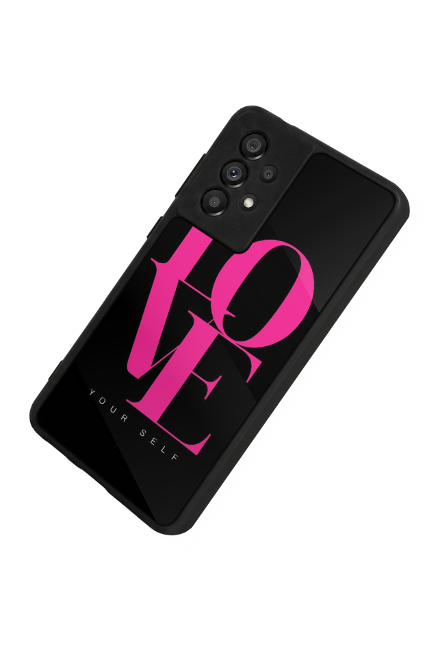 Samsung Galaxy A73 Uyumlu Love Tasarımlı Glossy Premium Kılıf